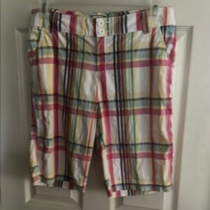 Colorful Plaid Women's Bermuda Shorts
